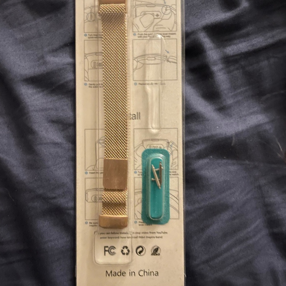 Rose Gold Fitbit Band